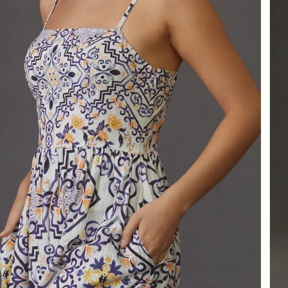 Anthropologie let me be boho midi dress - Picture 3 of 10